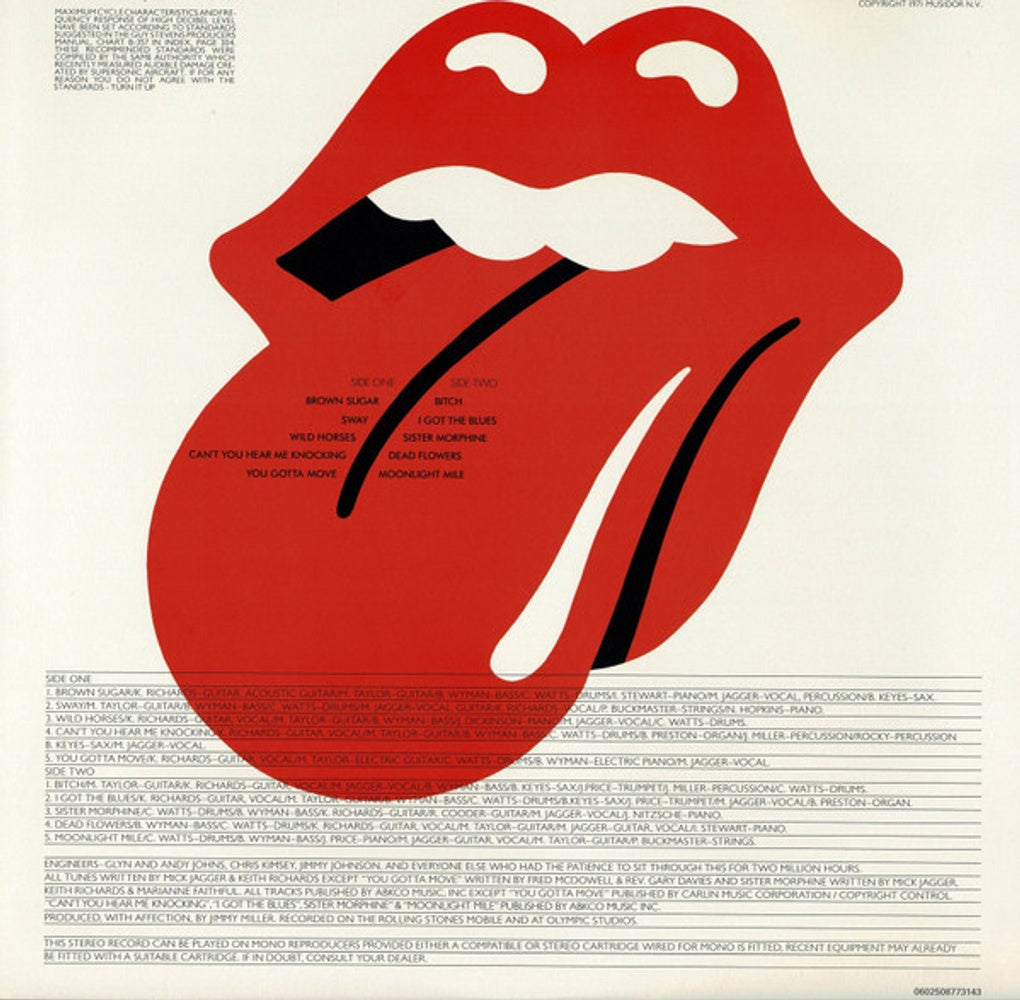 The Rolling Stones – Sticky Fingers: Remastered (180g LP Vinyl) Vinyl Record
