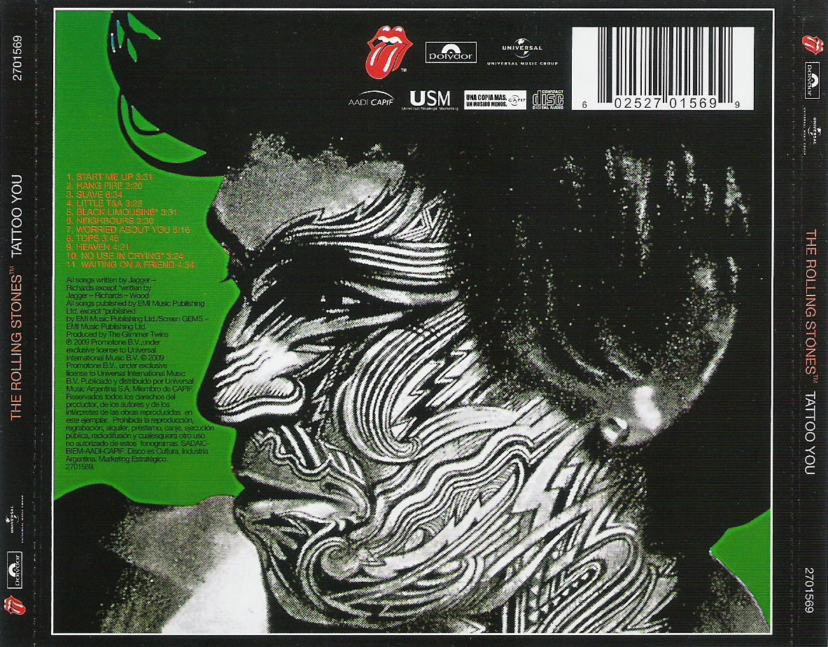 The Rolling Stones – Tattoo You Music CD