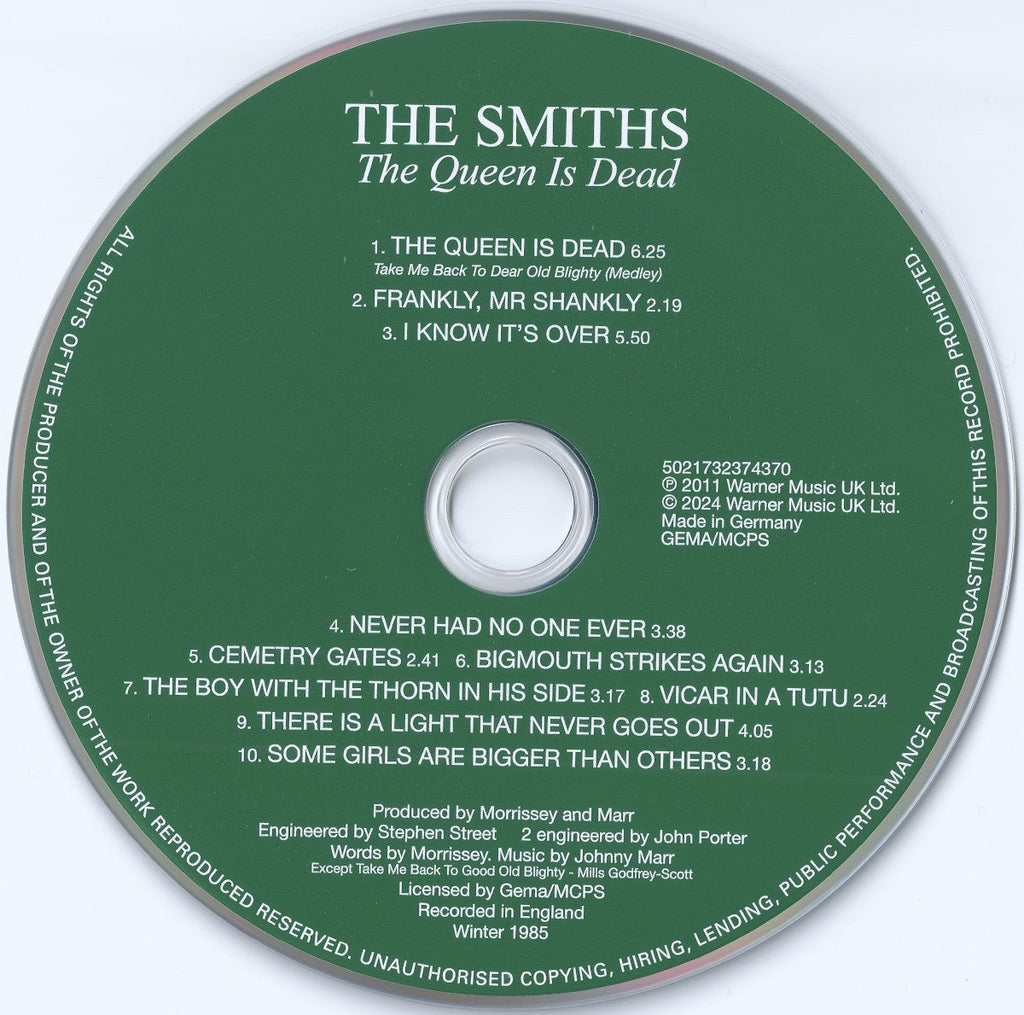 The Smiths – The Queen Is Dead Music CD