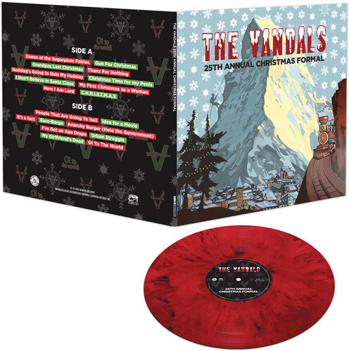 25TH ANNUAL CHRISTMAS FORMAL - RED & BLACK MARBLE Vinyl Record