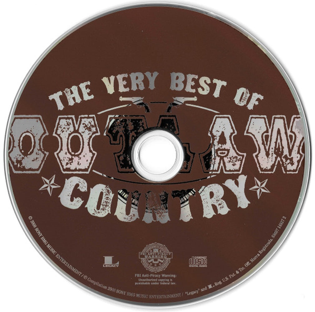 The Very Best Of Outlaw Country Music CD