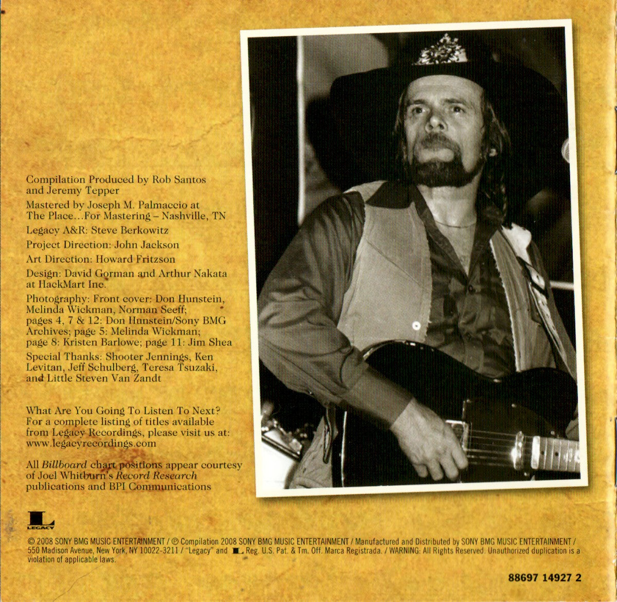 The Very Best Of Outlaw Country Music CD