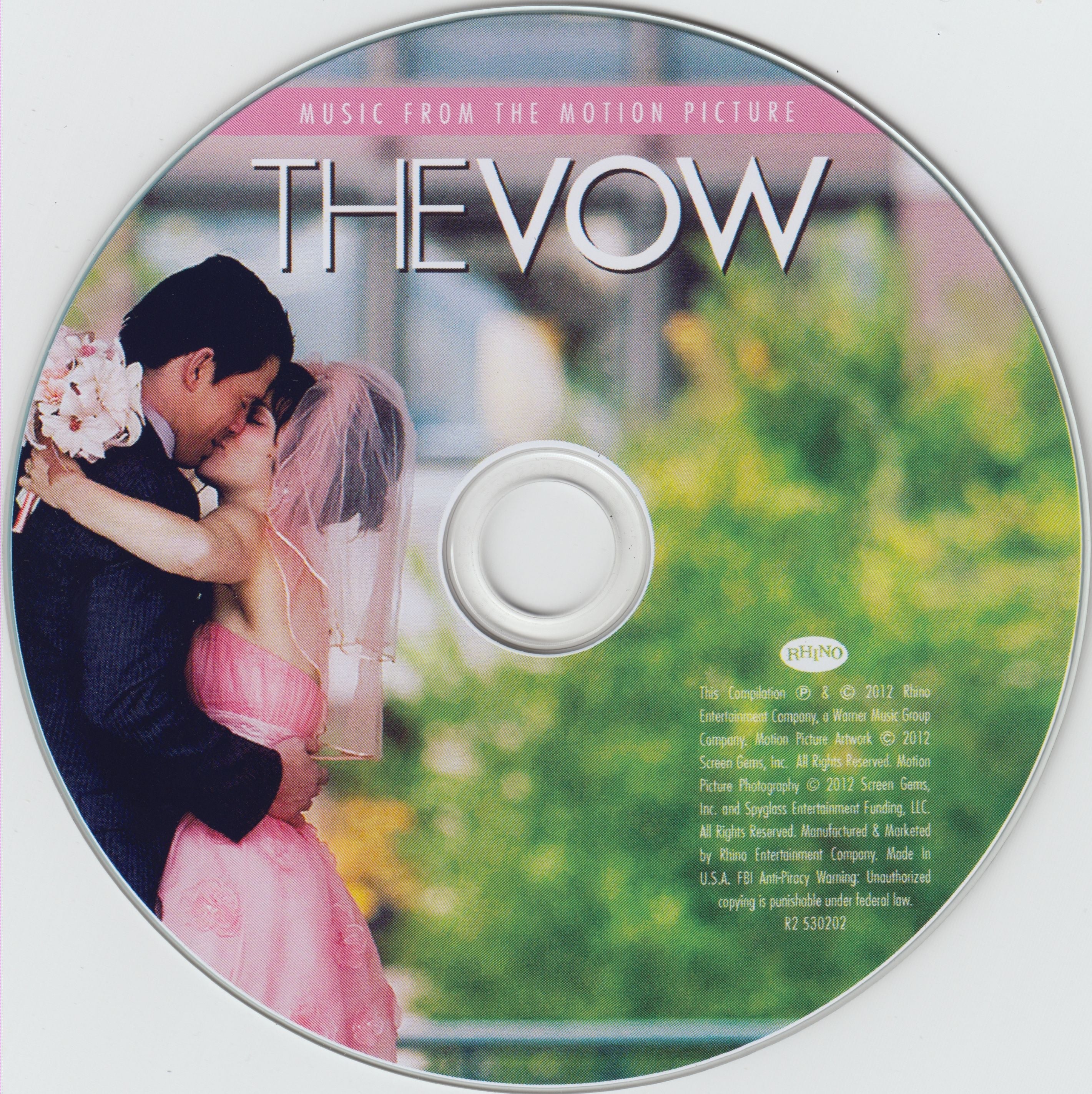 The Vow - Music From The Motion Picture Music CD