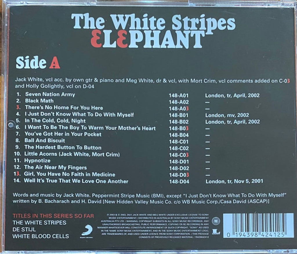 The White Stripes – Elephant Music CD