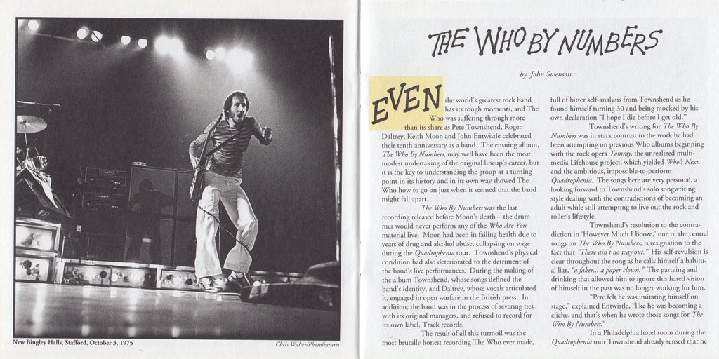 The Who – By Numbers (Remastered CD) Music CD