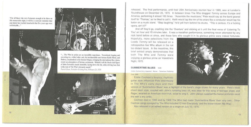 The Who – Live At Leeds (Remastered CD) Music CD