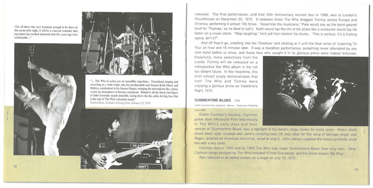 The Who – Live At Leeds (Remastered CD) Music CD