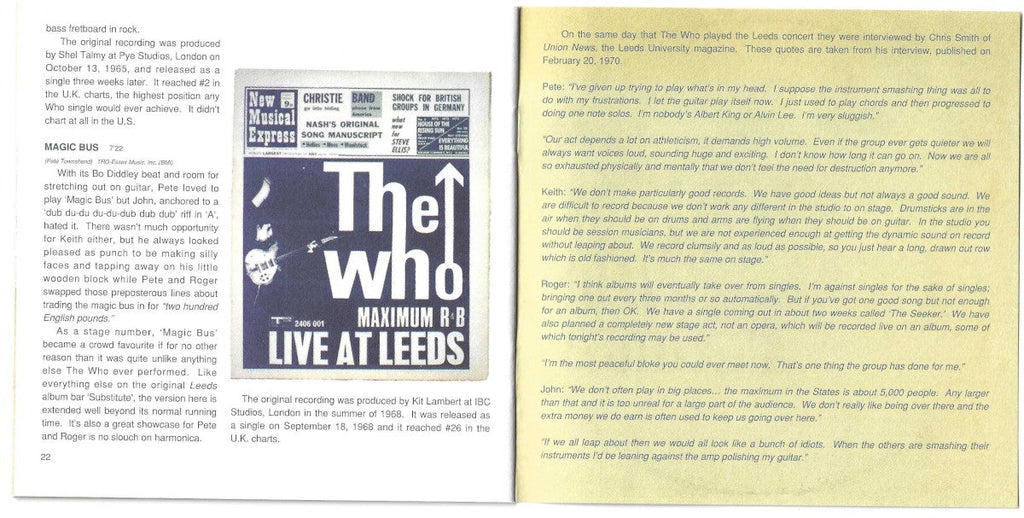 The Who – Live At Leeds (Remastered CD) Music CD