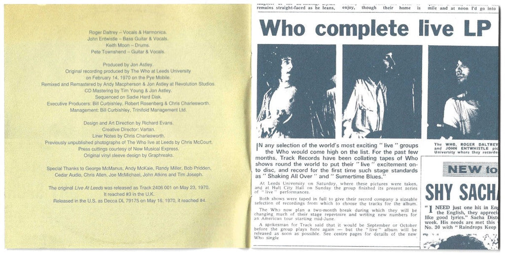 The Who – Live At Leeds (Remastered CD) Music CD