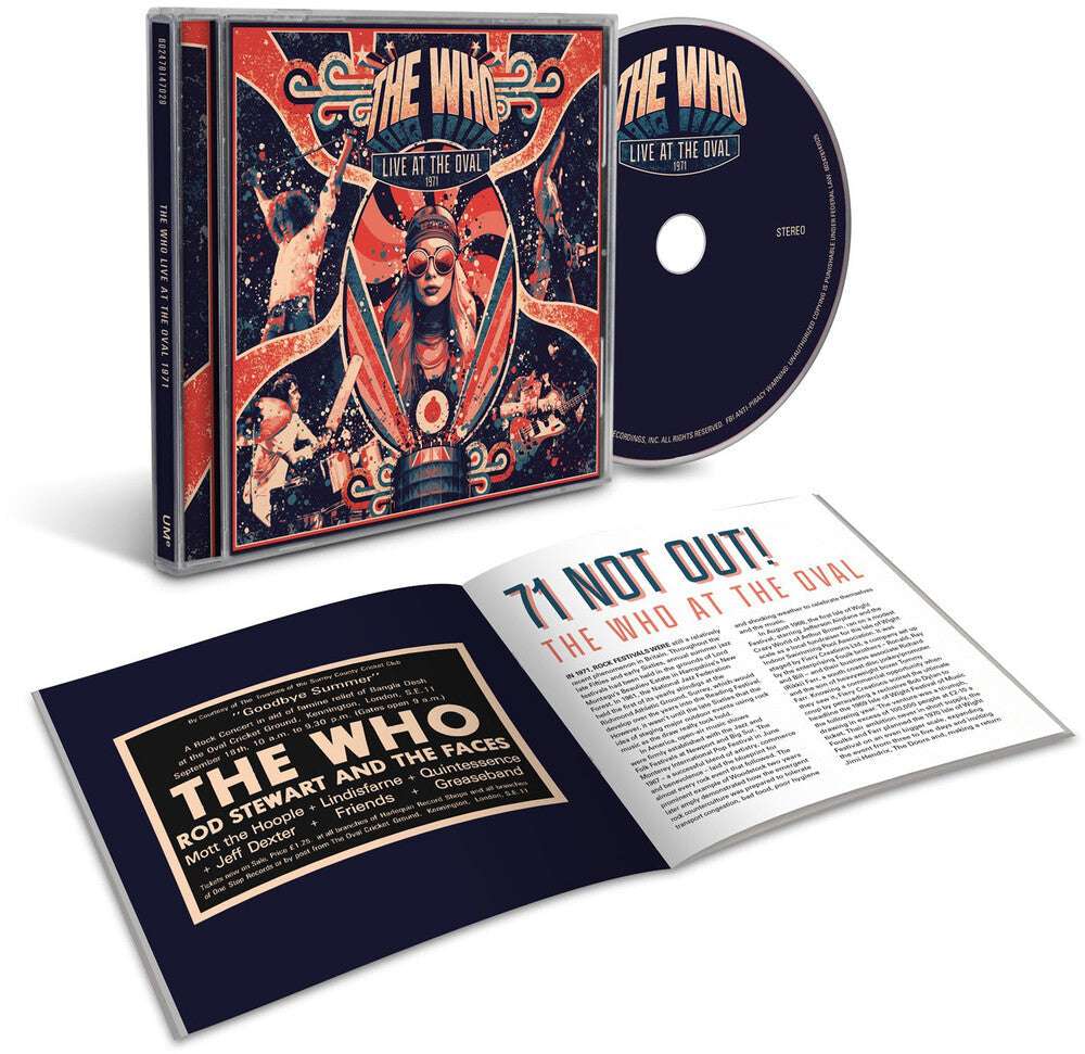 The Who – Live at the Oval 1971 Music CD