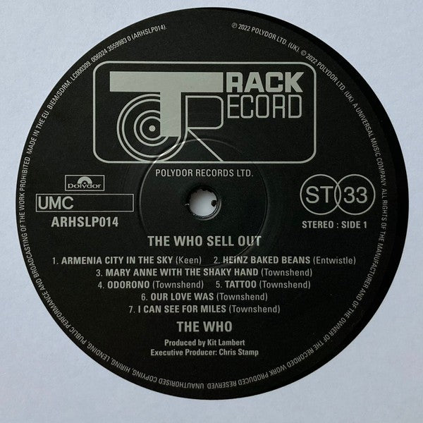 The Who – The Who Sell Out: Half-Speed Master (LP Vinyl) Vinyl Record