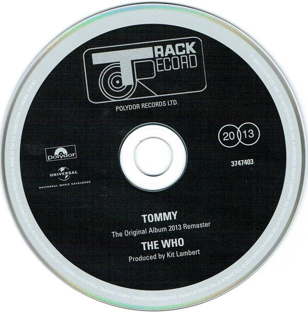 The Who – Tommy (2013 Remaster CD) Music CD