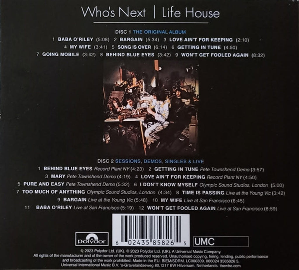The Who – Who's Next | Life House: Remastered (Deluxe 2-CD) Music CD
