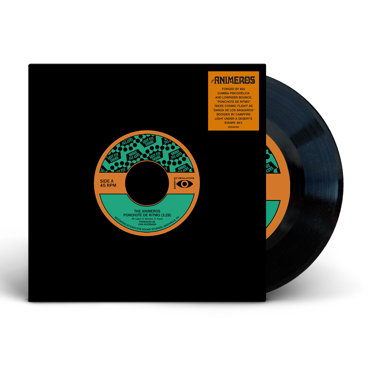 The Animeros - "Ponchote de Ritmo" / "Danza de Los Saguaros" [7 inch Vinyl] Vinyl Record