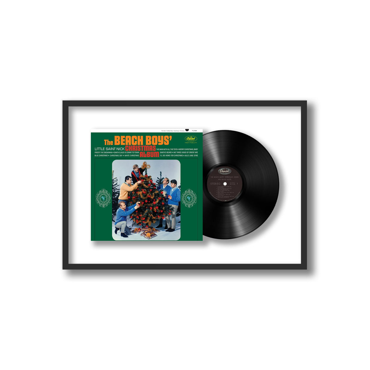The Beach Boys - The Beach Boys' Christmas Album - Framed Vinyl Record