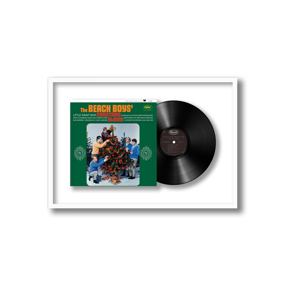 The Beach Boys - The Beach Boys' Christmas Album - Framed Vinyl Record