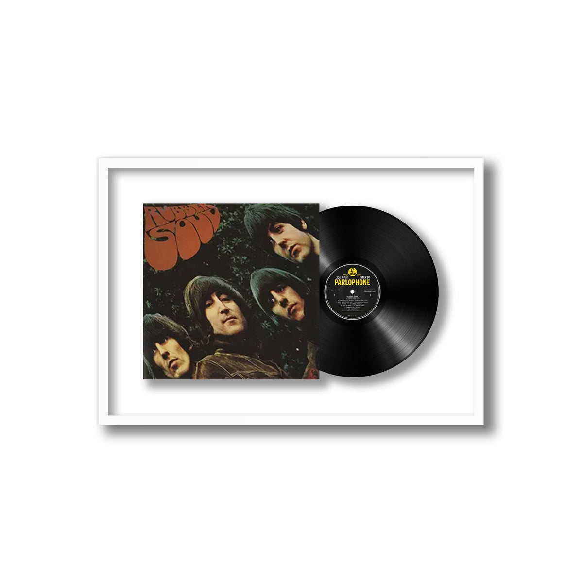 The Beatles - Rubber Soul - Framed Vinyl Record