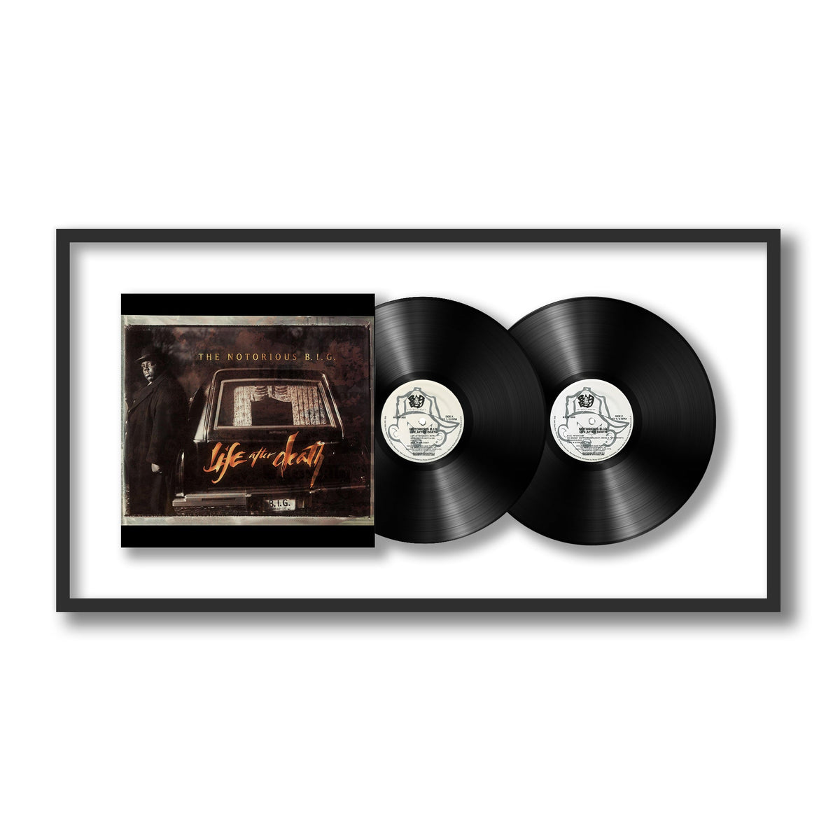 The Notorious B.I.G. - Life After Death - Framed Vinyl Record
