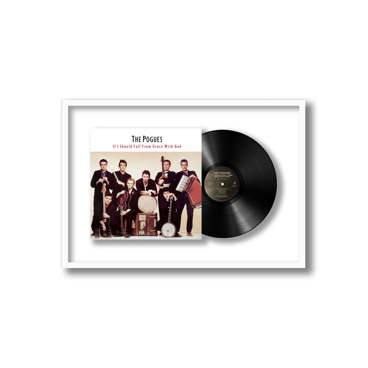 The Pogues - If I Should Ever Fall From Grace With God - Framed Vinyl Record