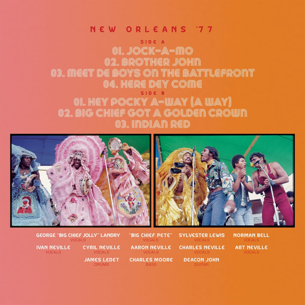 Wild Tchoupitoulas ft. The Neville Brothers: New Orleans '77 (LP Vinyl) Vinyl Record