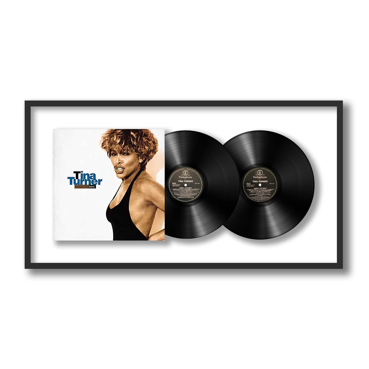 Tina Turner - Simply the Best - Framed Vinyl Record