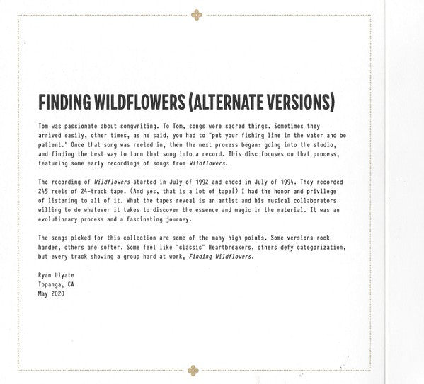 Tom Petty – Finding Wildflowers: Alternate Versions (2-LP Vinyl) Vinyl Record