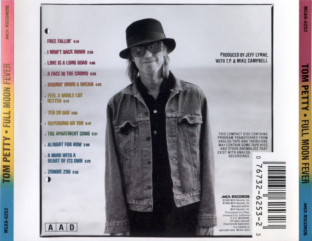 Tom Petty – Full Moon Fever Music CD