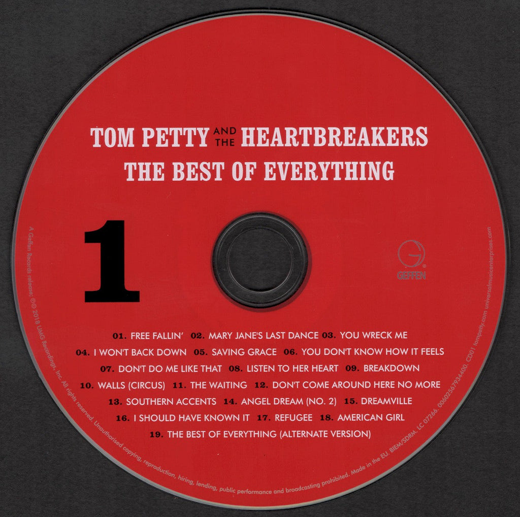 Tom Petty – The Best Of Everything: The Definitive Career Spanning Hits Collection (2-CD) Music CD