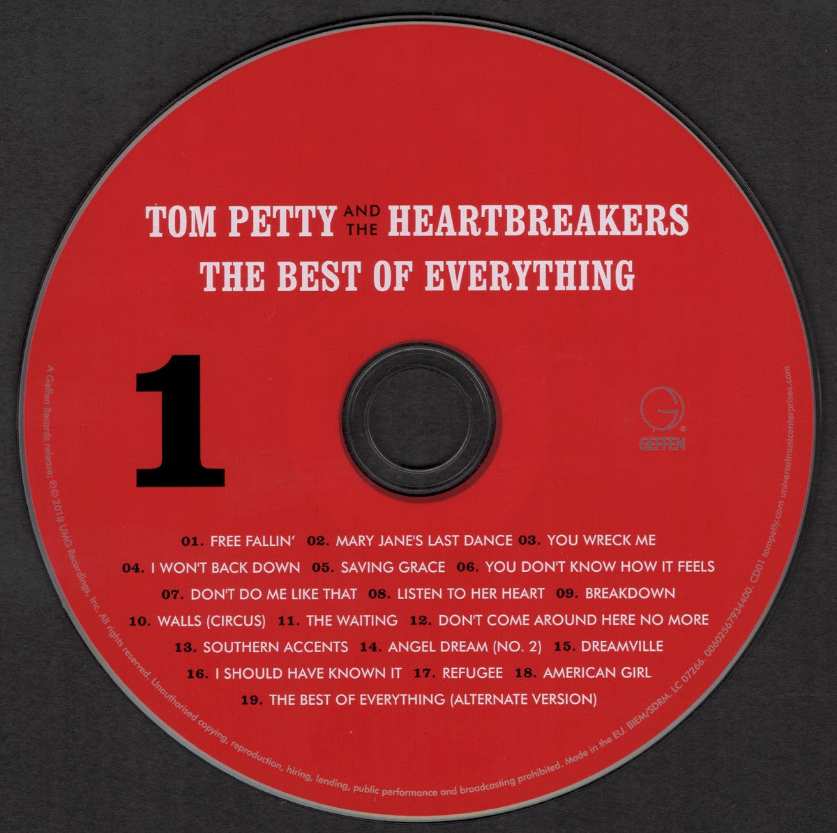 Tom Petty – The Best Of Everything: The Definitive Career Spanning Hits Collection (2-CD) Music CD