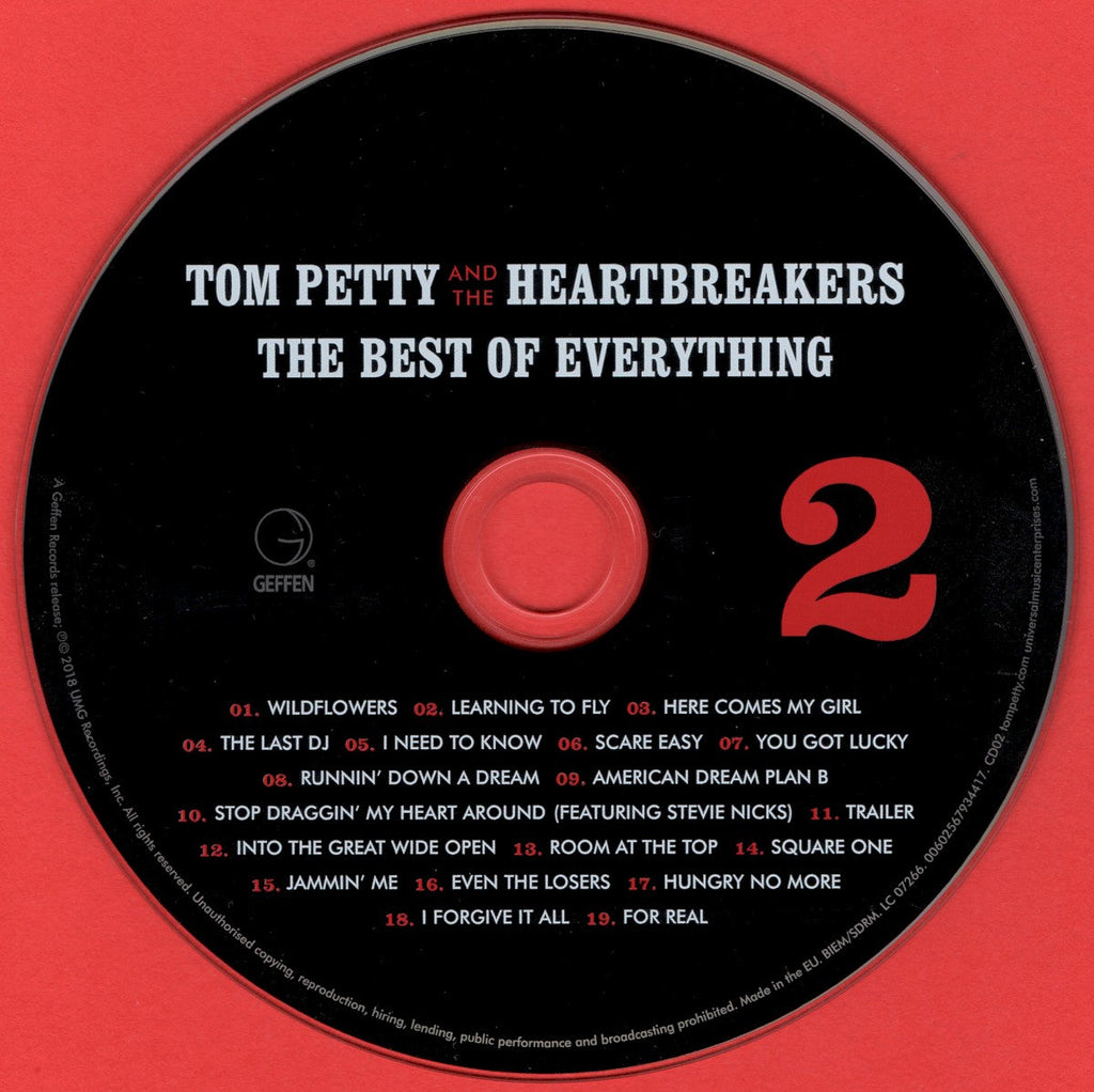 Tom Petty – The Best Of Everything: The Definitive Career Spanning Hits Collection (2-CD) Music CD