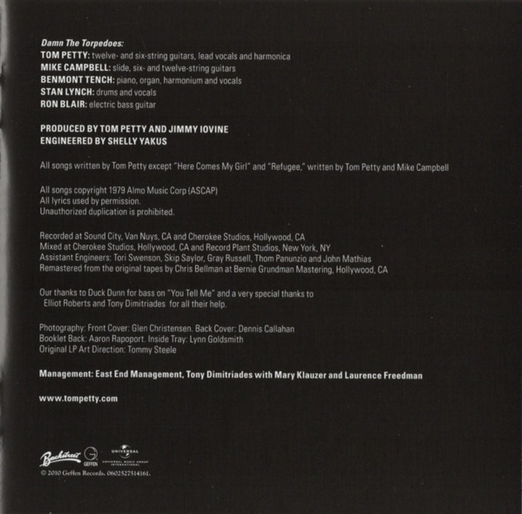 Tom Petty & The Heartbreakers – Damn The Torpedoes Music CD