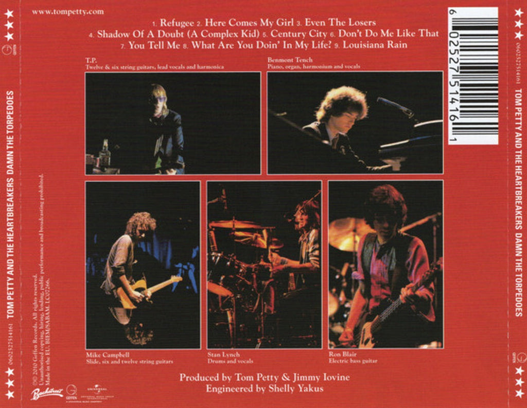 Tom Petty & The Heartbreakers – Damn The Torpedoes Music CD