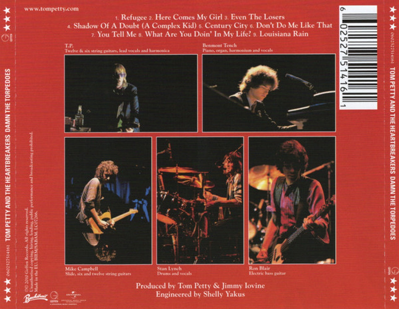 Tom Petty & The Heartbreakers – Damn The Torpedoes Music CD
