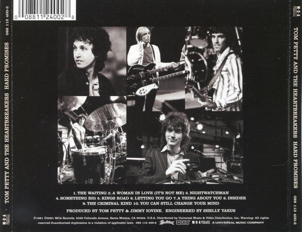 Tom Petty & The Heartbreakers – Hard Promises Music CD