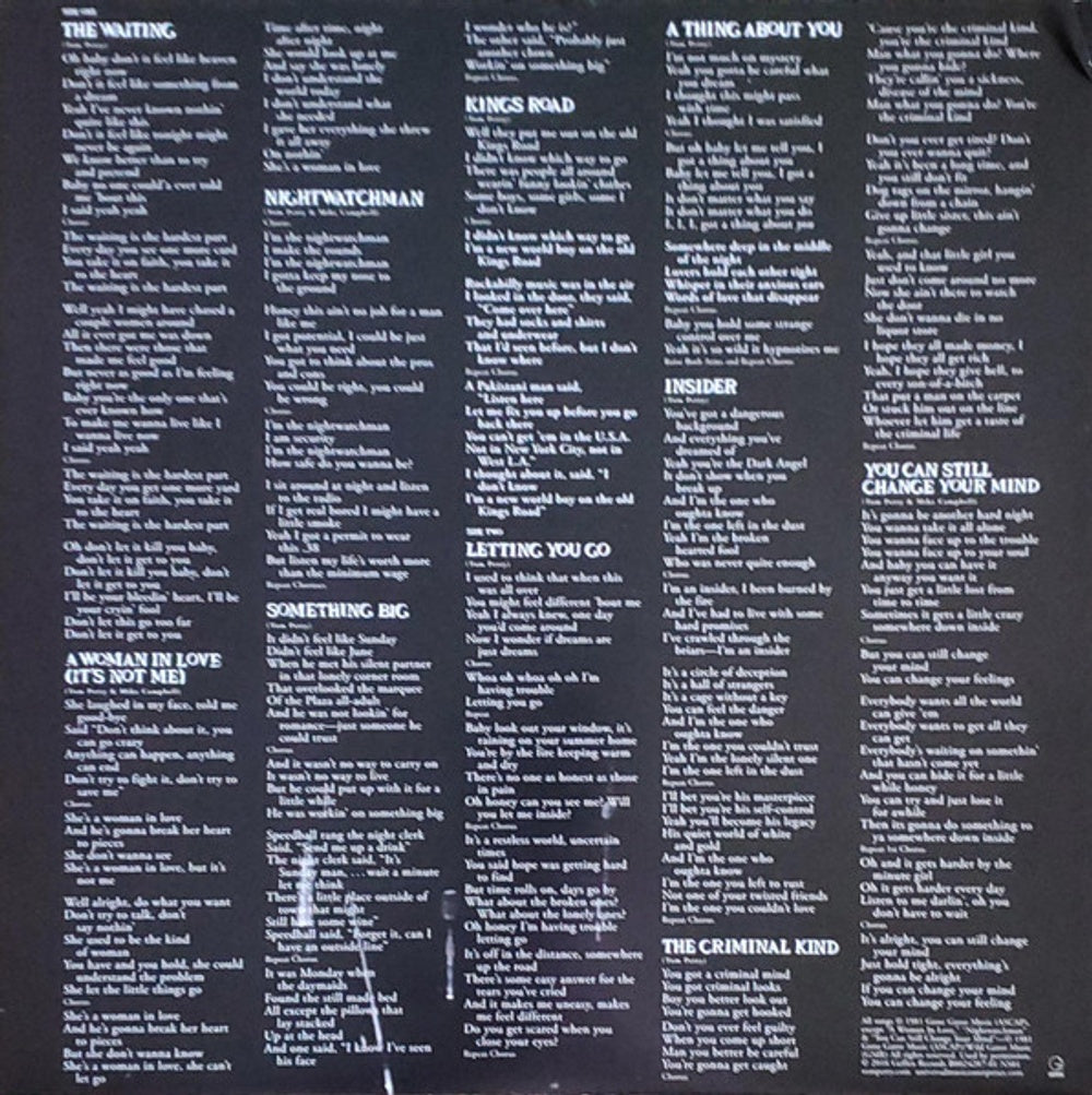 Tom Petty & The Heartbreakers – Hard Promises (LP Vinyl) Vinyl Record