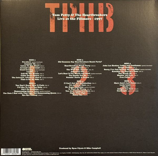Tom Petty & The Heartbreakers – Live At The Fillmore, 1997 (3-LP Vinyl) Vinyl Record