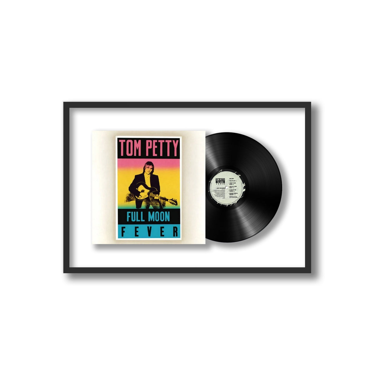 Tom Petty - Full Moon Fever - Framed Vinyl Record