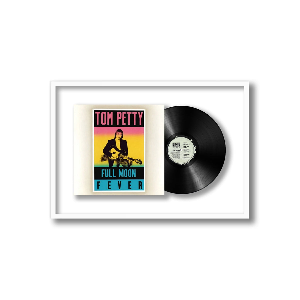 Tom Petty - Full Moon Fever - Framed Vinyl Record