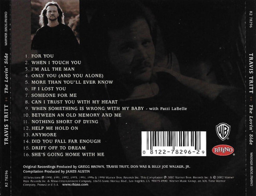 Travis Tritt – The Lovin' Side Music CD