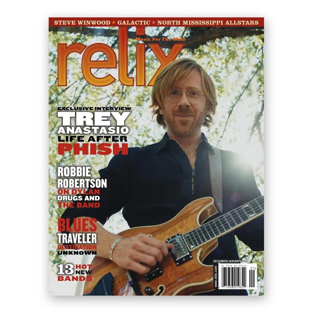 Trey Anastasio - December/January 2006 Relix Issue Magazine