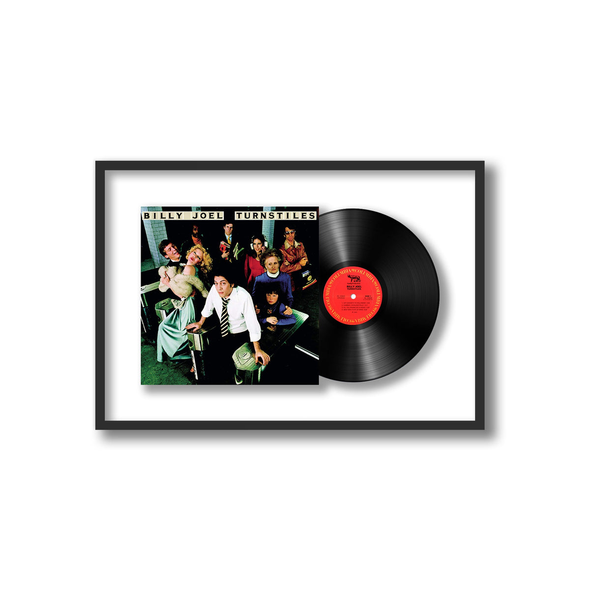 Billy Joel - Turnstiles - Framed Vinyl Record