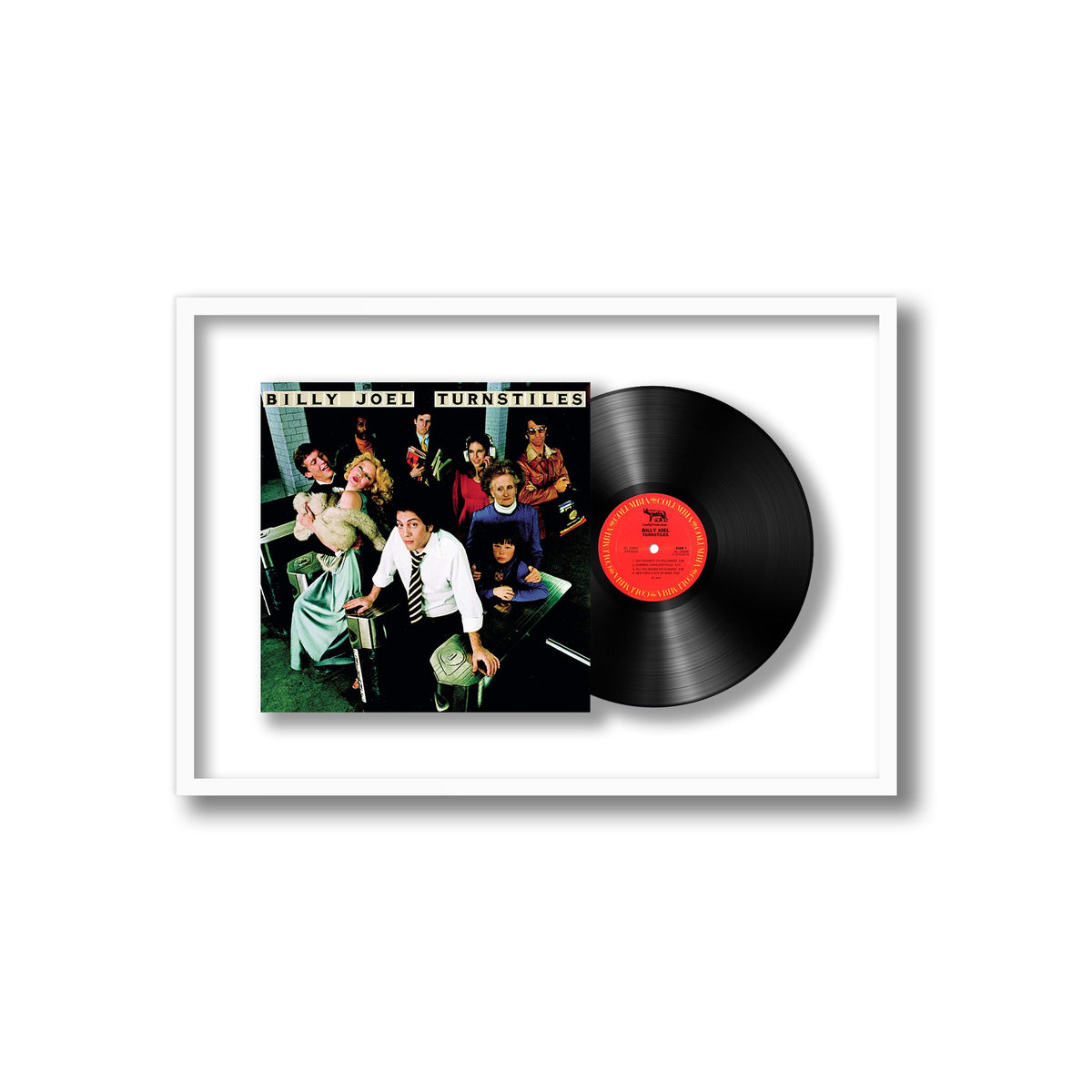 Billy Joel - Turnstiles - Framed Vinyl Record