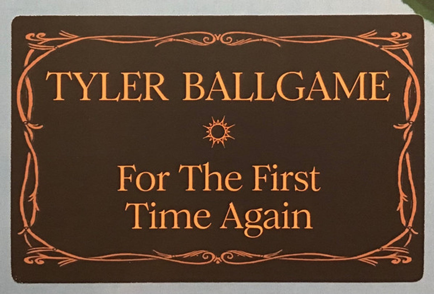 Tyler Ballgame – For The First Time Again (LP Vinyl) Vinyl Record