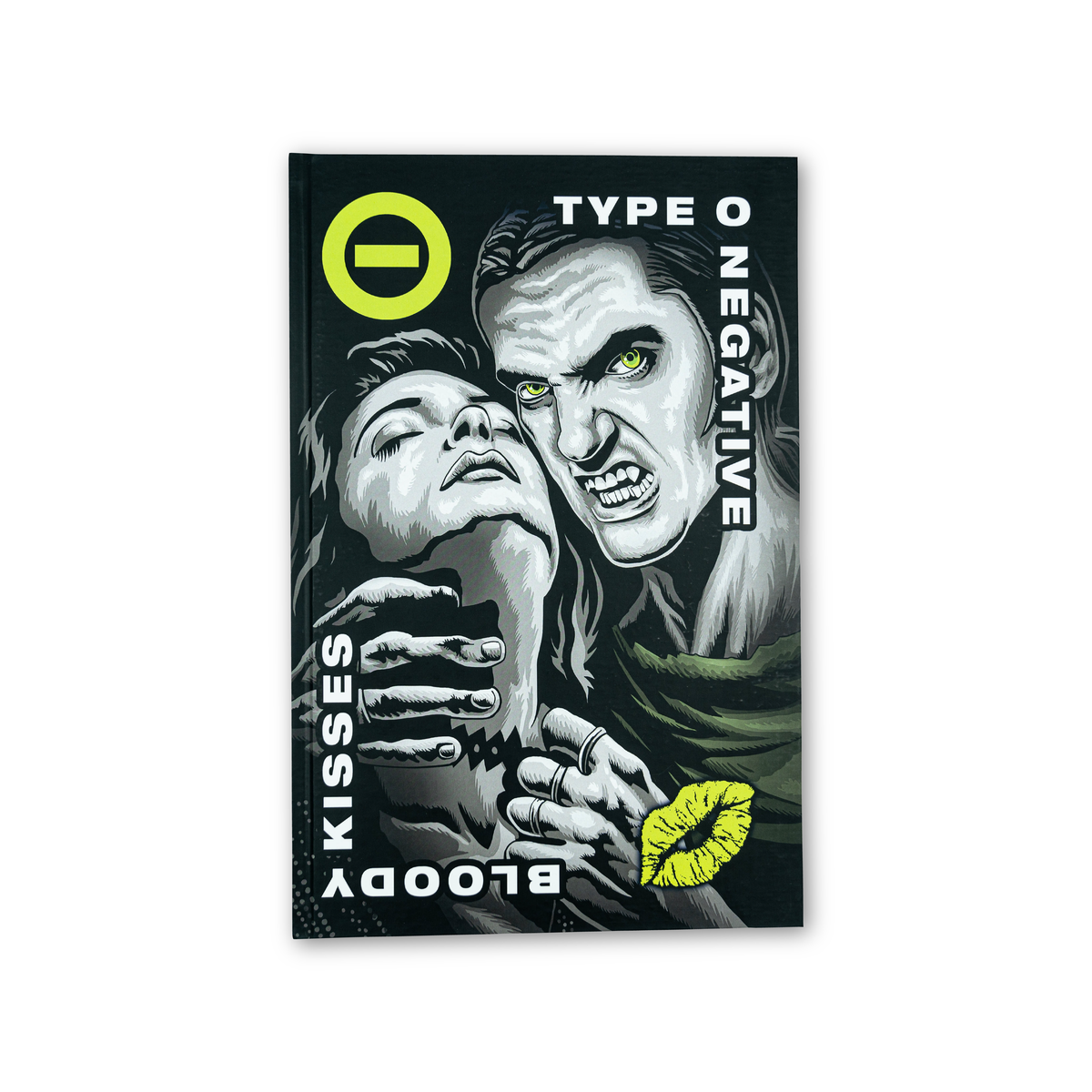 Type O Negative - Bloody Kisses 30 - Green Edition - Graphic Novel & Vinyl Record Bundle