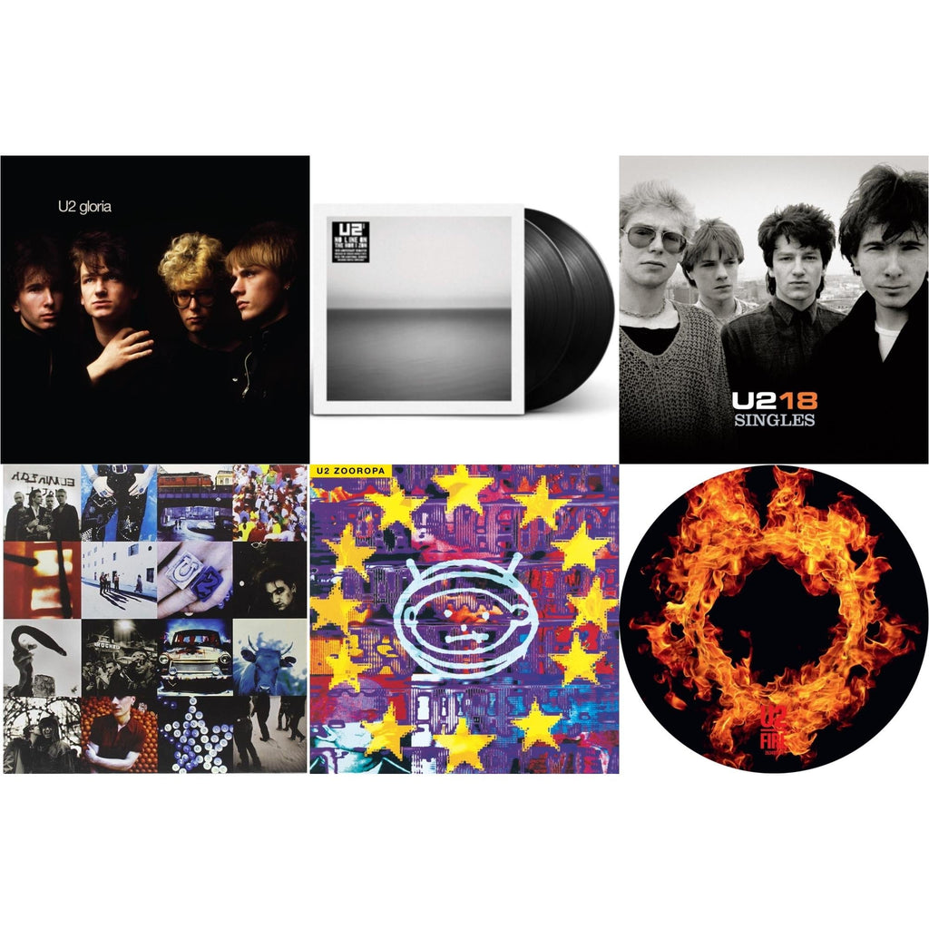 Fire (40Th Anniversary Edition/Picture Disc) & Gloria (40Th Anniversary/180G/Transparent Yellow LP Vinyl) & Zooropa (Transparent Yellow/2LP) & U218 Singles & Achtung Baby (180G/2 LP) & No Line On The Horizon (2 LP)