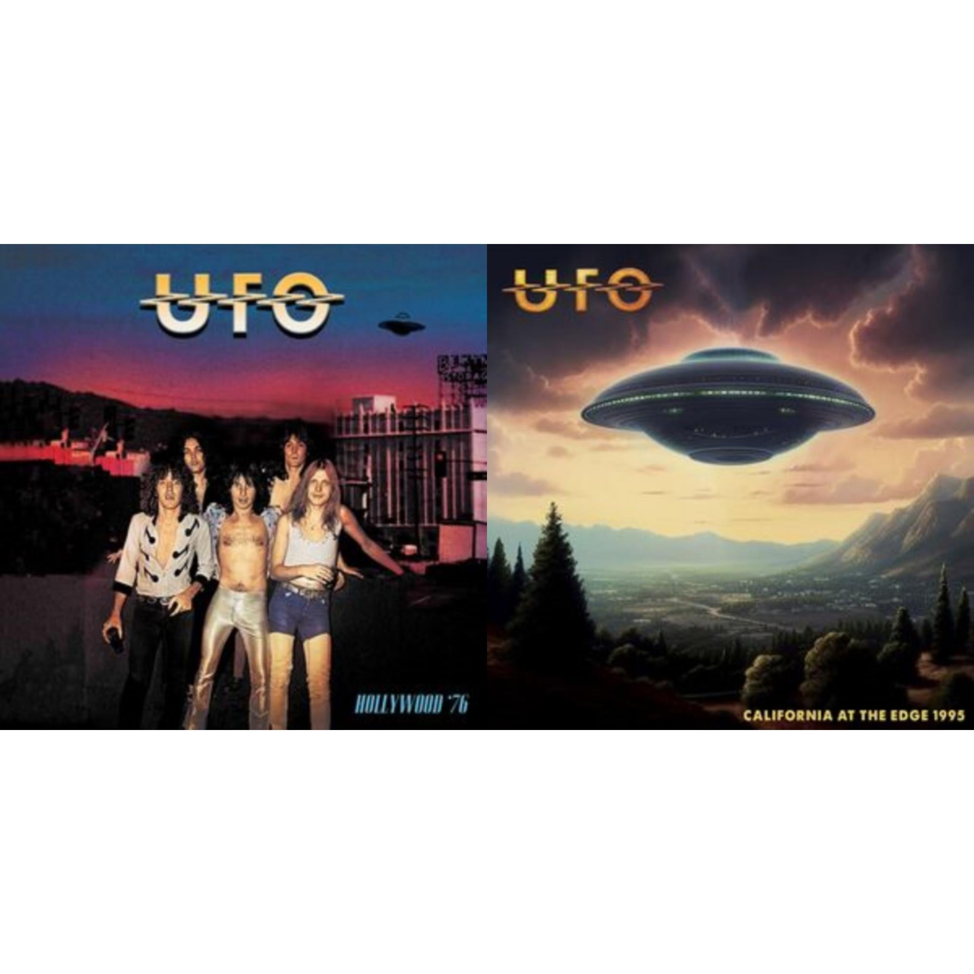 Hollywood '76 (Blue/Red Splatter LP Vinyl) & California At The Edge 1995 (Red Vinyl/2LP)