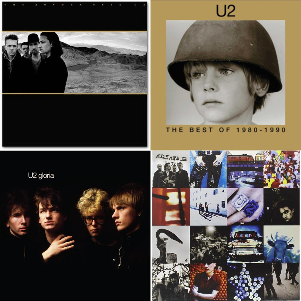 Gloria (40Th Anniversary/180G/Transparent Yellow LP Vinyl) & Joshua Tree & Achtung Baby (180G/2 LP) & Best Of 1980-1990 (180G/2 LP)