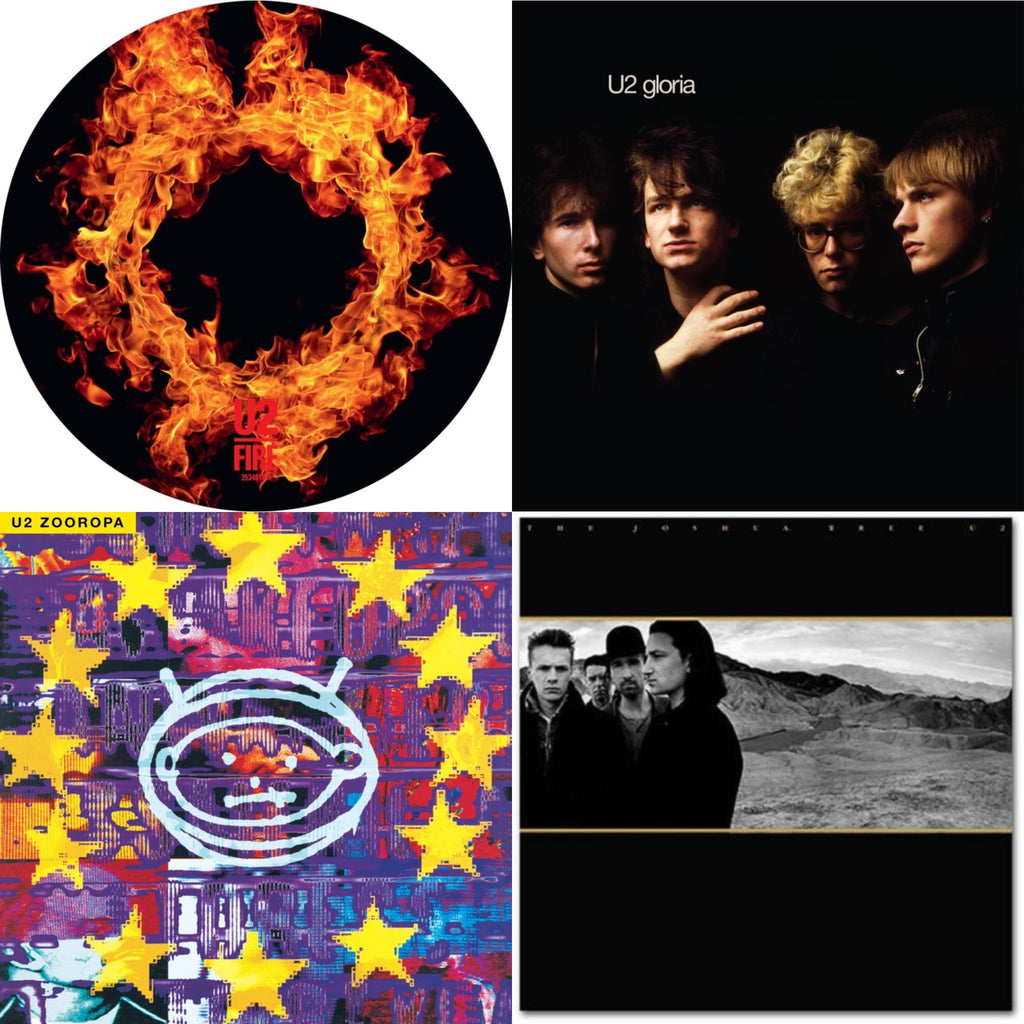 Fire (40Th Anniversary Edition/Picture Disc) & Gloria (40Th Anniversary/180G/Transparent Yellow LP Vinyl) & Zooropa (Transparent Yellow/2LP) & Joshua Tree