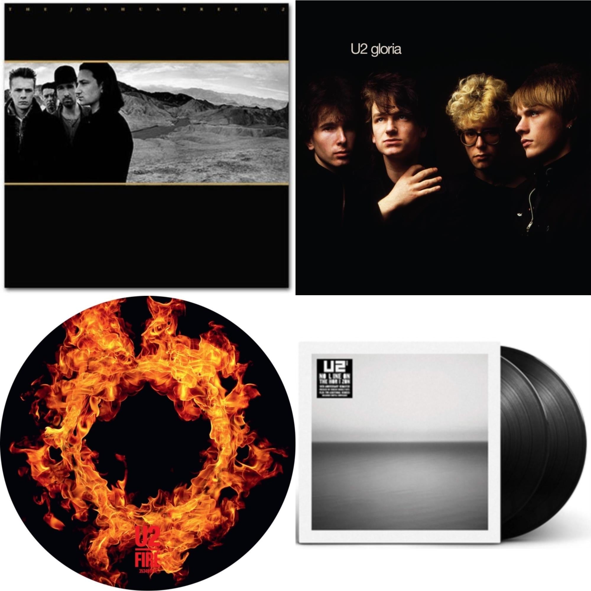 U2 - Fire (40Th Anniversary Edition/Picture Disc) & Gloria (40Th Anniversary/180G/Transparent Yellow LP Vinyl) & Joshua Tree & No Line On The Horizon (2 LP)