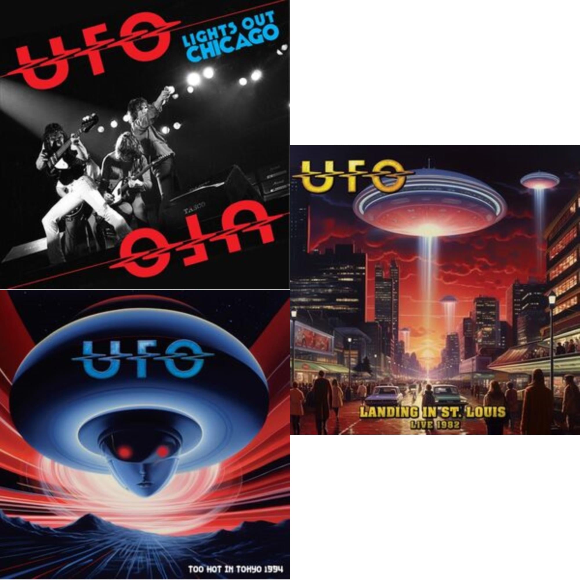 Lights Out In Chicago (Red LP Vinyl) & Too Hot In Tokyo (Red Vinyl/2LP) & Landing In St. Louis - Live 1982 (Gold Vinyl/2LP)